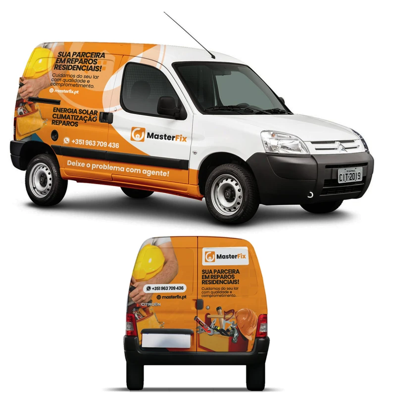 Arte para Citroen Berlingo, carro Utilitário